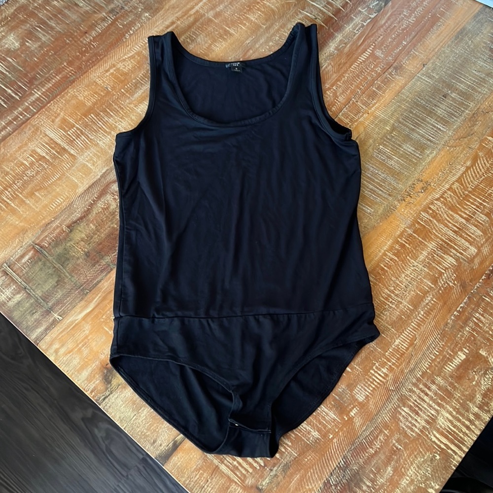 J Crew bodysuit, cotton, black, small